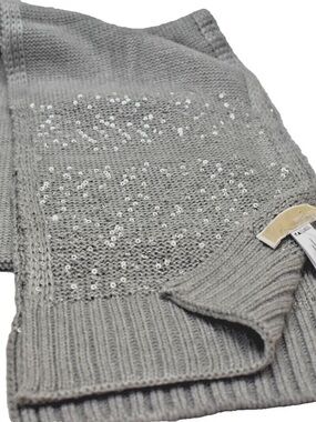 NWT Michael Kors Pearl Gray Sequin Knit Scarf
